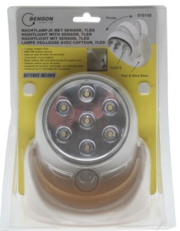 Nachtlampje 7 LED sensor