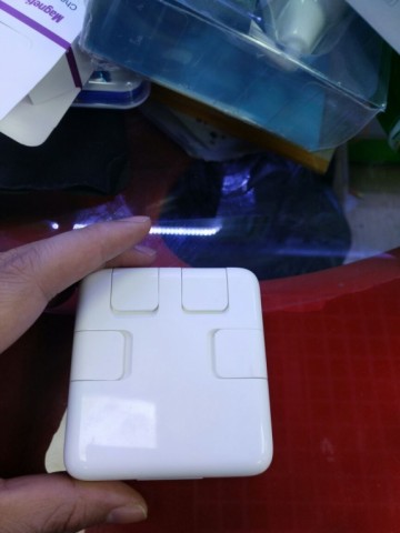 Oplader adapter 4port wit 3e