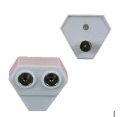 Coax splitter kunst kunststof