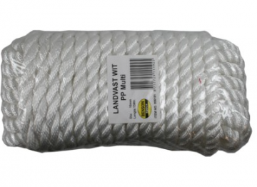 Touw Landvast 16x15mtr wit